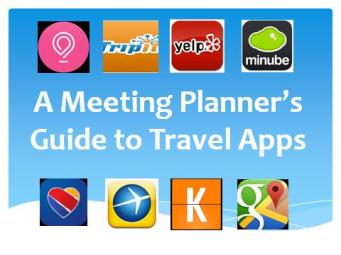 Meeting Planner Mobile Travel Apps